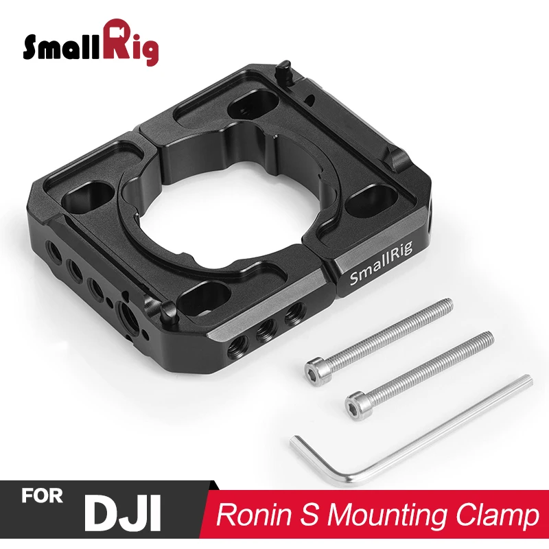 SmallRig Mounting Clamp for DJI Ronin S Gimbal W/ 1/4 Thread Holes Nato Rail for Monitor Microphone Camera Handle Attach 2221
SmallRig Mounting Clamp for DJI Ronin S Gimbal W/ 1/4 Thread Holes Nato Rail for Monitor Microphone Camera Handle Attach 2221