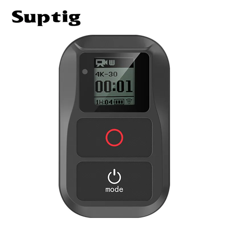 Suptig Waterproof WIFI Remote Control For Gopro Hero 6 Hero 5 4 3+ 3 / 4 Session 5 Session Camera For Gopro Hero 7 Black