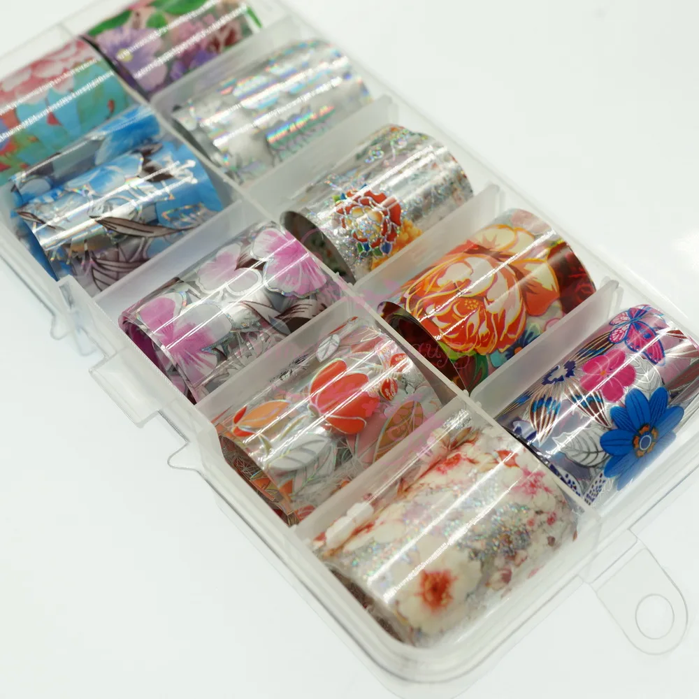 1 Box Transfer Foil Set Colourful Laser Holographic Starry Sky Paper Salon Nail Art Manicure Decals DIY Design Accessories Decor
1 Box Transfer Foil Set Colourful Laser Holographic Starry Sky Paper Salon Nail Art Manicure Decals DIY Design Accessories Decor