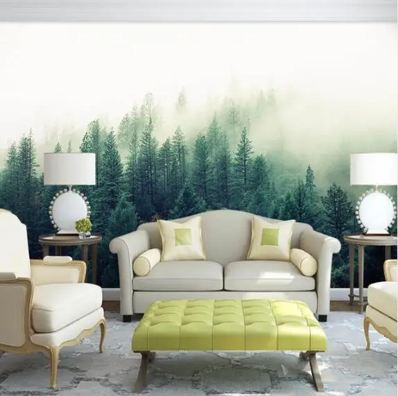Custom 3d Papel Murals Nature Fog Trees Forest Wallpaper for Sofa Background 3d Wall Photo Mural Wall paper 3D Wall Murals
Custom 3d Papel Murals Nature Fog Trees Forest Wallpaper for Sofa Background 3d Wall Photo Mural Wall paper 3D Wall Murals