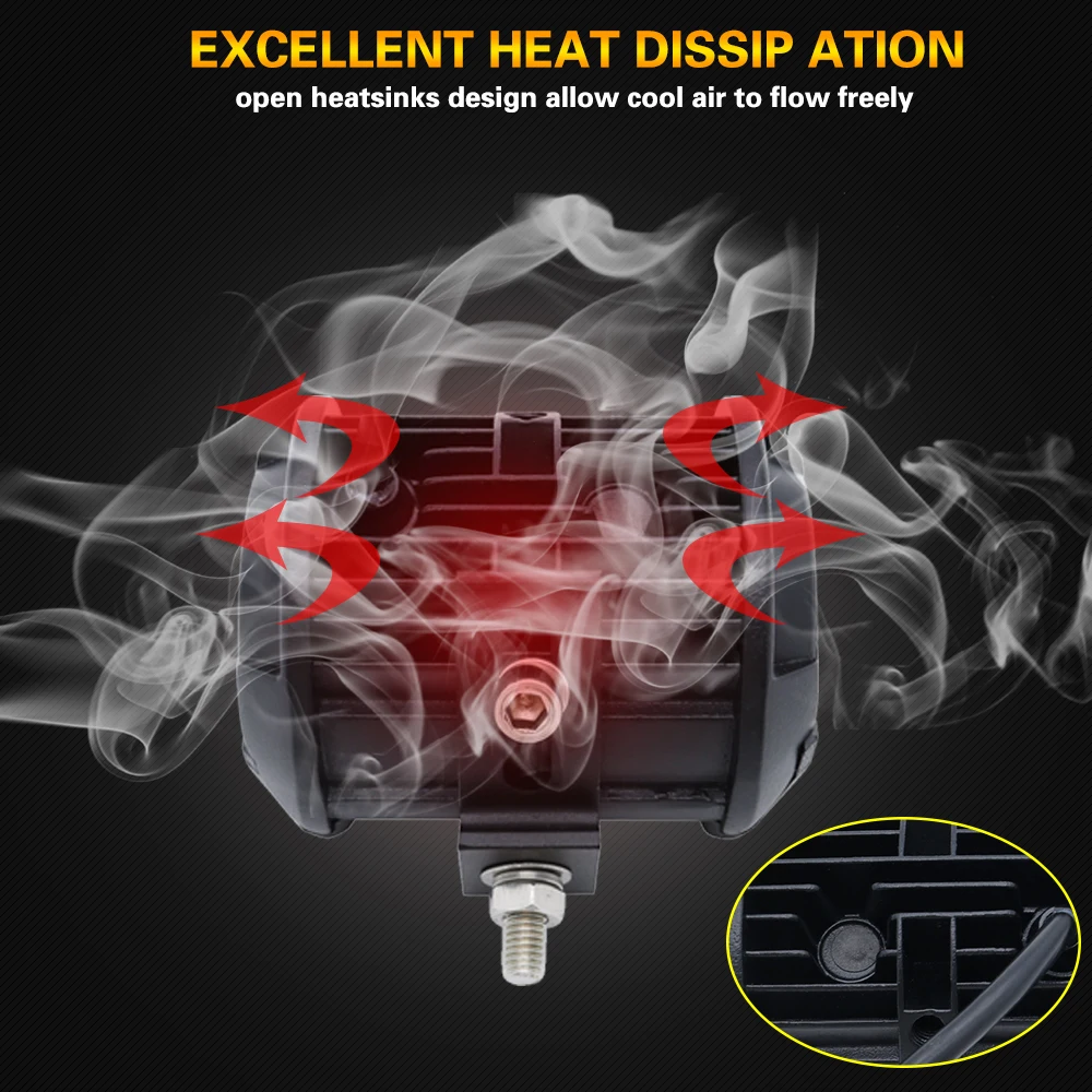 2pcs 4 57W LED Work Light Flood 4x4 Offroad Led Bar Light Driving Lamp Headlight Trucks Boat ATV SUV 4WD 12v 24v (27)