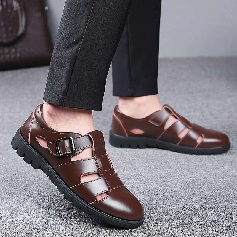 Genuine Leather Men Casual Shoes 38-47 Leisure Male Sandals Breathable Beach Shoes Soft Sole Footwears Fashion Outdoor Sneakers
Genuine Leather Men Casual Shoes 38-47 Leisure Male Sandals Breathable Beach Shoes Soft Sole Footwears Fashion Outdoor Sneakers