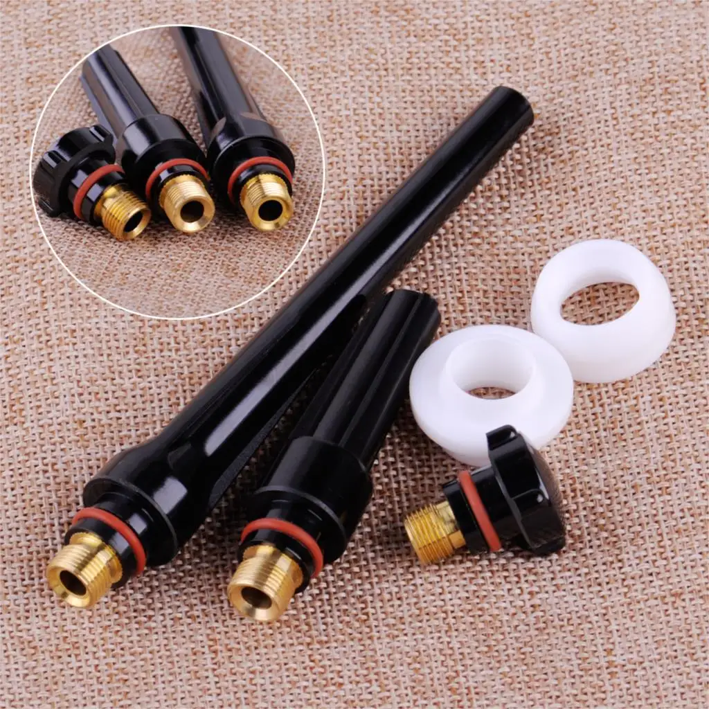 LETAOSK New 3pcs Back Cup 2pcs Gas Lens Insulator Fit for WP17 18 26 TIG Welding Torch
LETAOSK New 3pcs Back Cup 2pcs Gas Lens Insulator Fit for WP17 18 26 TIG Welding Torch