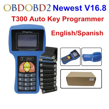 Professional Auto Key Programmer T300 Newest V17.8 T 300 T-CODE English or Spanish Blue/Black Cars T-300 Auto Transponder
Professional Auto Key Programmer T300 Newest V17.8 T 300 T-CODE English or Spanish Blue/Black Cars T-300 Auto Transponder