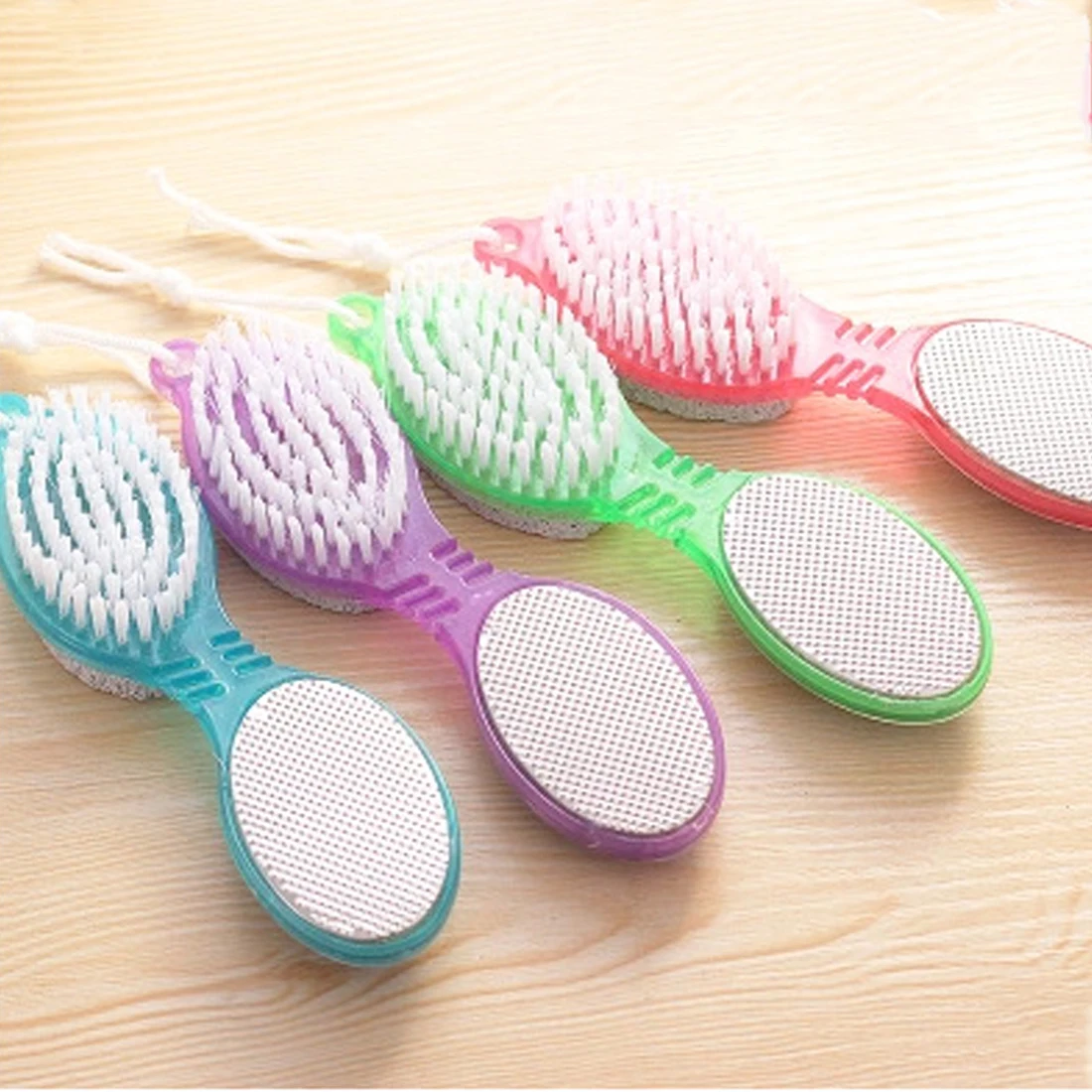 Hot 4 IN 1 Foot Care Tool Callus Brush Pumice Scrubber Pedicure Exfoliate Remover Multifunctional Brush Skin Care Random Colors
Hot 4 IN 1 Foot Care Tool Callus Brush Pumice Scrubber Pedicure Exfoliate Remover Multifunctional Brush Skin Care Random Colors