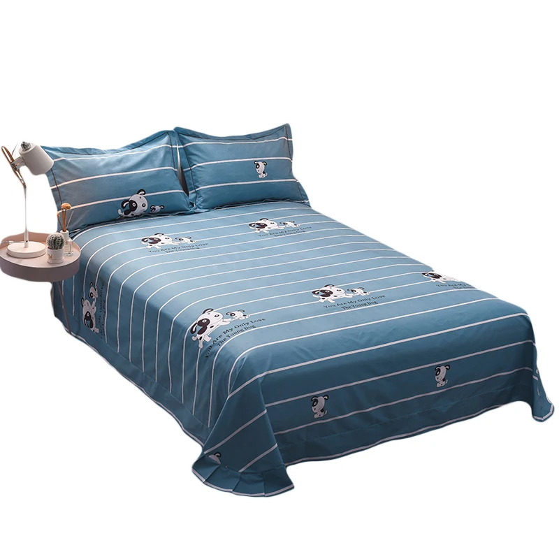 Blue Striped Cartoon Dog Pattern Bedding Set Flat Sheet 3 Pcs King Size Bed Sheet Set For Queen Bed Flat Sheet With Pillowcase
Blue Striped Cartoon Dog Pattern Bedding Set Flat Sheet 3 Pcs King Size Bed Sheet Set For Queen Bed Flat Sheet With Pillowcase