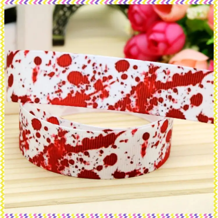7/8'' Free Shipping Blood Splatter Printed Grosgrain Ribbon Material Headwear Party Decoration Diy Sewing Craft 22mm P4465
7/8'' Free Shipping Blood Splatter Printed Grosgrain Ribbon Material Headwear Party Decoration Diy Sewing Craft 22mm P4465