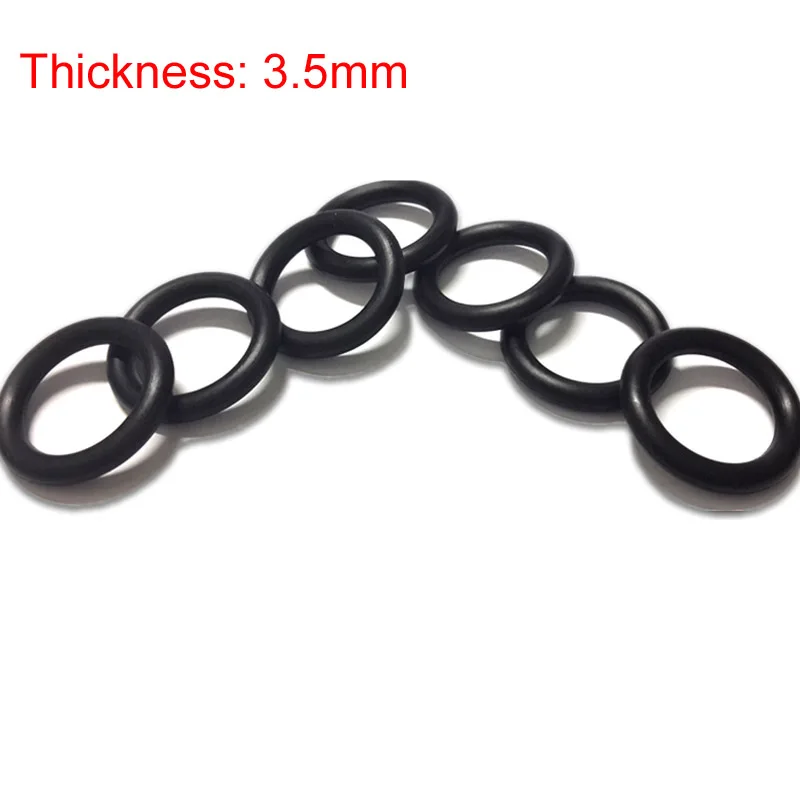 200pcs/lot 3.5mm Thickness 10-23mm Outside Dia. Black Silicon Rubber O-ring Seals Oil Seal NBR O Ring Gasket Repair Tool parts
200pcs/lot 3.5mm Thickness 10-23mm Outside Dia. Black Silicon Rubber O-ring Seals Oil Seal NBR O Ring Gasket Repair Tool parts