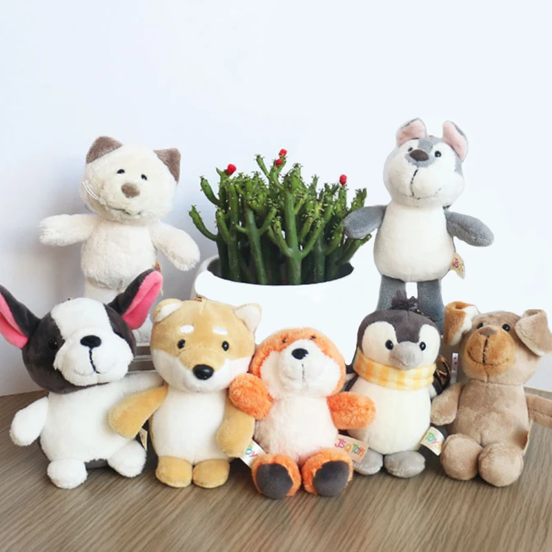 Cute Cartoon Animal Plush Toy Keychain Backpack Bag Keychain Small Gift Couple 15cm Shiba Inu Bulldog Cat Penguin Fox 2019 New
Cute Cartoon Animal Plush Toy Keychain Backpack Bag Keychain Small Gift Couple 15cm Shiba Inu Bulldog Cat Penguin Fox 2019 New