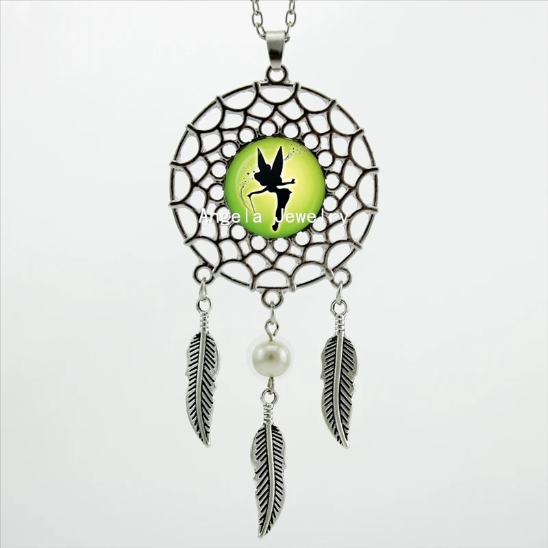2017 Trendy Style Tinkerbell Necklace Elegant Fairy Angel Jewelry Dream Catcher Pendant Dreamcatcher Necklace DC-00376
2017 Trendy Style Tinkerbell Necklace Elegant Fairy Angel Jewelry Dream Catcher Pendant Dreamcatcher Necklace DC-00376