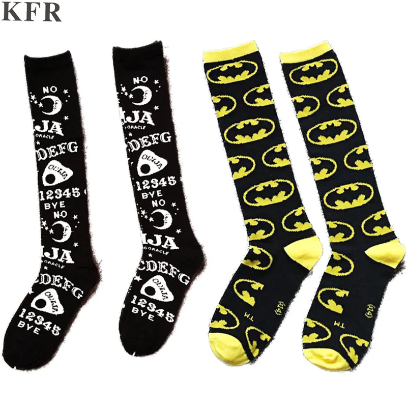 2019 Fashion Long Socks Womens cotton Harajuku funny Ladies Black Over Knee Letter Pattern board female cute korean streetwear
2019 Fashion Long Socks Womens cotton Harajuku funny Ladies Black Over Knee Letter Pattern board female cute korean streetwear
