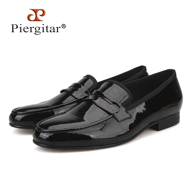Piergitar Classic Designed Black Patent Leather handmade Shoes Party and Wedding Men Penny Loafers Men Flats Plus size
Piergitar Classic Designed Black Patent Leather handmade Shoes Party and Wedding Men Penny Loafers Men Flats Plus size