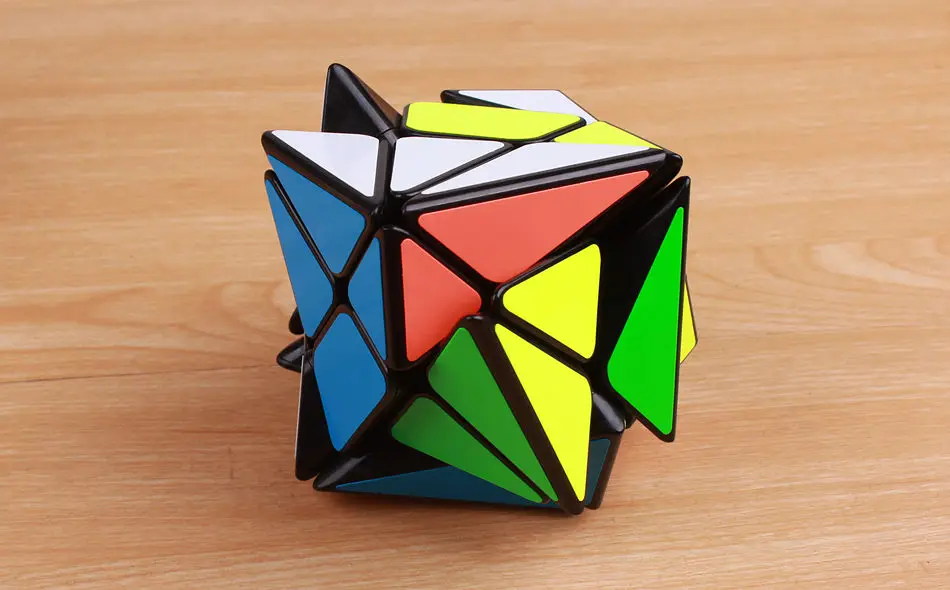Abnormity Magic Ghost Speed Cube Ultra-Smooth Twist Puzzle Cube-Black Backgrond