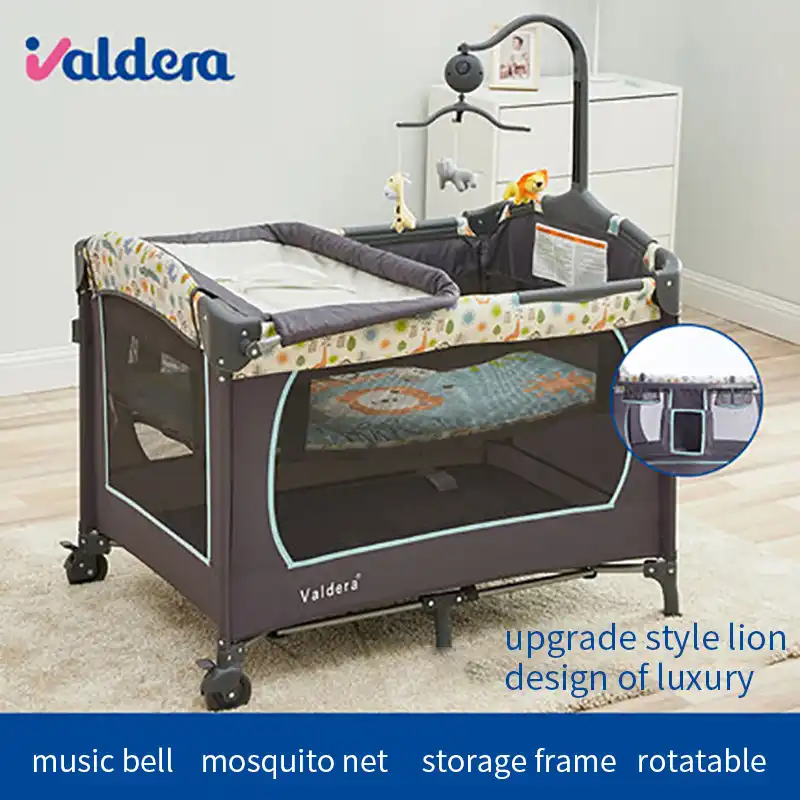 Newborn Baby Crib Free Shipping Eu Multifunctional Folding Baby