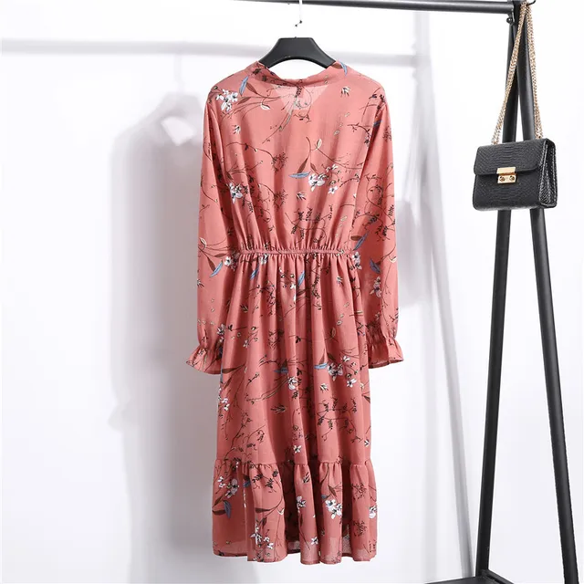 2020 jesienna damska sukienka dla kobiet szyfonowa koszula z długim rękawem sukienka A-line Midi zimowa sukienka biała kokardka kwiatowy Vestidos Vintage tanie tanio Poliester COTTON Jesień Stojak Pełna Butterfly rękawem Łuk Na co dzień empire Drukuj Kolan 2020 jesienna damska sukienka dla kobiet szyfonowa koszula z długim rękawem sukienka A-line Midi zimowa sukienka biała kokardka kwiatowy Vestidos Vintage tanie tanio Poliester COTTON Jesień Stojak Pełna Butterfly rękawem Łuk Na co dzień empire Drukuj Kolan