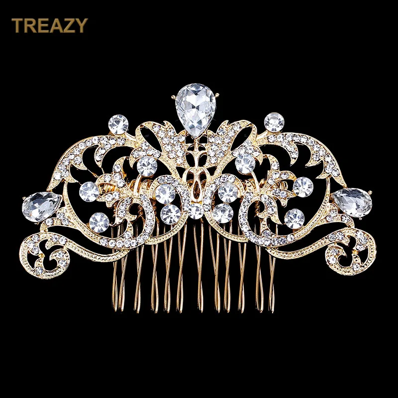 Elegant Gold Color Floral Bridal Hair Accessories Simulated Pearl Crystal Hair Combs for Women Wedding Hair Jewelry Brides Tiara
Elegant Gold Color Floral Bridal Hair Accessories Simulated Pearl Crystal Hair Combs for Women Wedding Hair Jewelry Brides Tiara