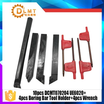 10pcs DCMT070204 UE6020+4pcs 12mm SDNCN SDJCL SDJCR1212H07 S12M-SDUCR Boring Bar Tool Holder+4pcs Wrench For Lathe Turning Tool
10pcs DCMT070204 UE6020+4pcs 12mm SDNCN SDJCL SDJCR1212H07 S12M-SDUCR Boring Bar Tool Holder+4pcs Wrench For Lathe Turning Tool