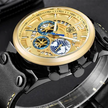 Benyar Men's Watches Waterproof Clock Luxury Brand Quartz Watch Men Date Clock Skeleton Stop Watches Man Relogio Masculio 2018
Benyar Men's Watches Waterproof Clock Luxury Brand Quartz Watch Men Date Clock Skeleton Stop Watches Man Relogio Masculio 2018