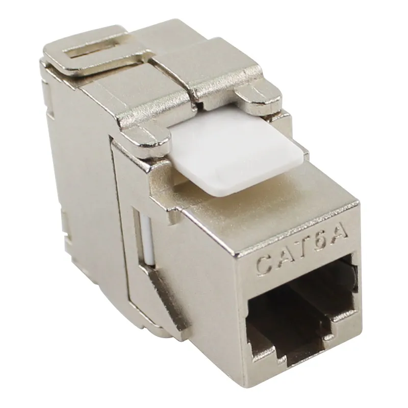 Shielded CAT6A Information Socket FTP RJ45 Connector 50u Tool-Free Network Module Keystone Jack Cable Adapter For 10G Ethernet
Shielded CAT6A Information Socket FTP RJ45 Connector 50u Tool-Free Network Module Keystone Jack Cable Adapter For 10G Ethernet