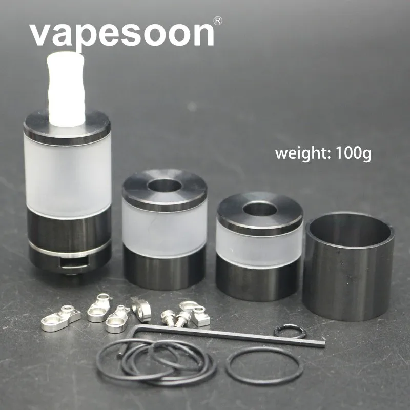 Dvarw MTL V2 RTA Kit DIY Atomizer Rebuildable Tank with AFC Airflow Insert 510 compatible Teflon Drip Tip
Dvarw MTL V2 RTA Kit DIY Atomizer Rebuildable Tank with AFC Airflow Insert 510 compatible Teflon Drip Tip
