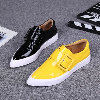Brand Flat Women Shoes Autumn New Genuine Leather Flats Ladies Shoes Loafers Pointed Thick Bottom Fashion Casual Women Shoes
Brand Flat Women Shoes Autumn New Genuine Leather Flats Ladies Shoes Loafers Pointed Thick Bottom Fashion Casual Women Shoes