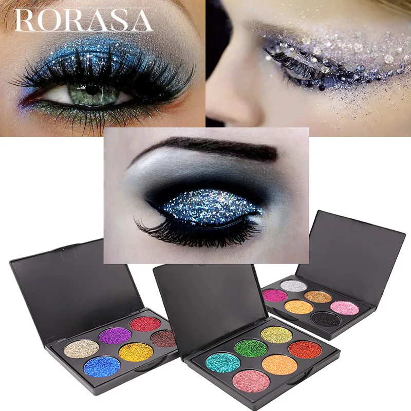 6 Colors Glitter Eyeshadow Palette Shimmer Diamond Pressed Eye Shadow Face Body Eyes Makeup Pallete Shining Pigment Cosmetics
6 Colors Glitter Eyeshadow Palette Shimmer Diamond Pressed Eye Shadow Face Body Eyes Makeup Pallete Shining Pigment Cosmetics