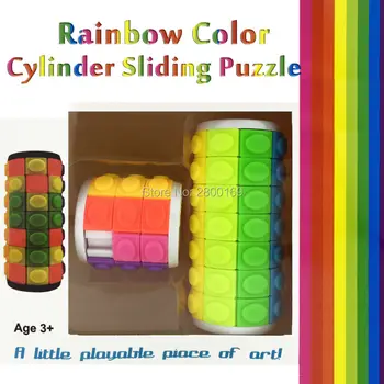 Rainbow Color Cylinder Sliding Puzzle Twisty Toy Stress Relief Fidget toy For Autism And ADHD Anti Stress 3-7 Layers 2PCS/Lots
Rainbow Color Cylinder Sliding Puzzle Twisty Toy Stress Relief Fidget toy For Autism And ADHD Anti Stress 3-7 Layers 2PCS/Lots