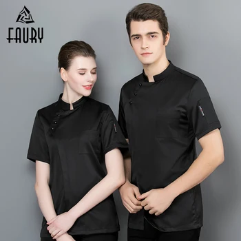 Unisex Chef Short Sleeves Jacket Kitchen Restaurant Uniform Summer Breathable Chef Shirt Men Women Kitchen Barbershop Overalls
Unisex Chef Short Sleeves Jacket Kitchen Restaurant Uniform Summer Breathable Chef Shirt Men Women Kitchen Barbershop Overalls