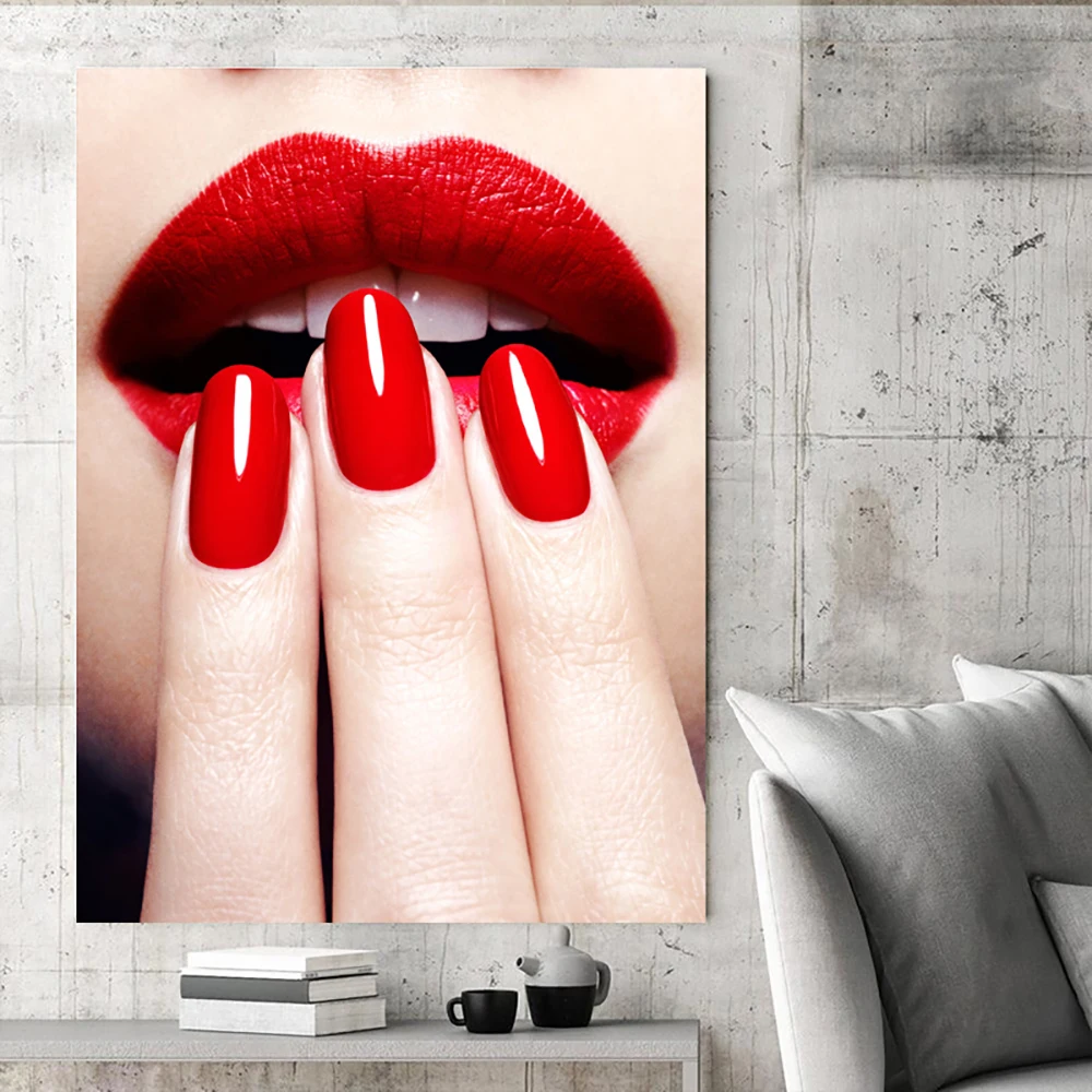 HD Prints Modern Canvas Sexy Girl Red Lips Picture Nordic Style Painting Wall Art Home Decoration Modular Poster For Living Room
HD Prints Modern Canvas Sexy Girl Red Lips Picture Nordic Style Painting Wall Art Home Decoration Modular Poster For Living Room