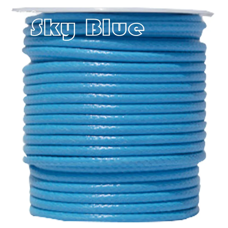 100Yards/roll+2mm Sky Blue Korea Cotton Waxed Wax Cord Corduroy Rope Cord Thread+Jewelry Bracelet Necklace String Accessories
100Yards/roll+2mm Sky Blue Korea Cotton Waxed Wax Cord Corduroy Rope Cord Thread+Jewelry Bracelet Necklace String Accessories