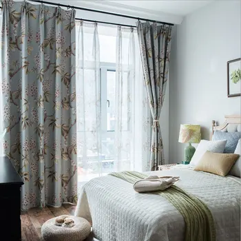 American Rustic Purple Flower Leaf Curtains Fabric For Living Room Blackout Rings Curtain Drapes For Bedroom 0194
American Rustic Purple Flower Leaf Curtains Fabric For Living Room Blackout Rings Curtain Drapes For Bedroom 0194