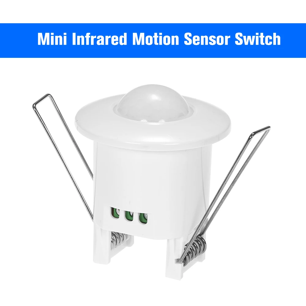 Infrared Motion Sensor Switch 360 Degree PIR Detection AC110V-240V Occupancy Motion Sensor Lamp Light Switch Time Adjustable
Infrared Motion Sensor Switch 360 Degree PIR Detection AC110V-240V Occupancy Motion Sensor Lamp Light Switch Time Adjustable