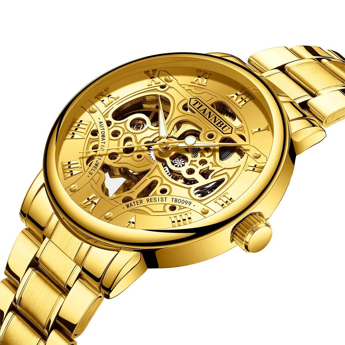 Relogio Dourado Masculino Automatico Mechanical Watches Men Skeleton Gold Business Mens Watches Waterproof Self-winding Clock
Relogio Dourado Masculino Automatico Mechanical Watches Men Skeleton Gold Business Mens Watches Waterproof Self-winding Clock
