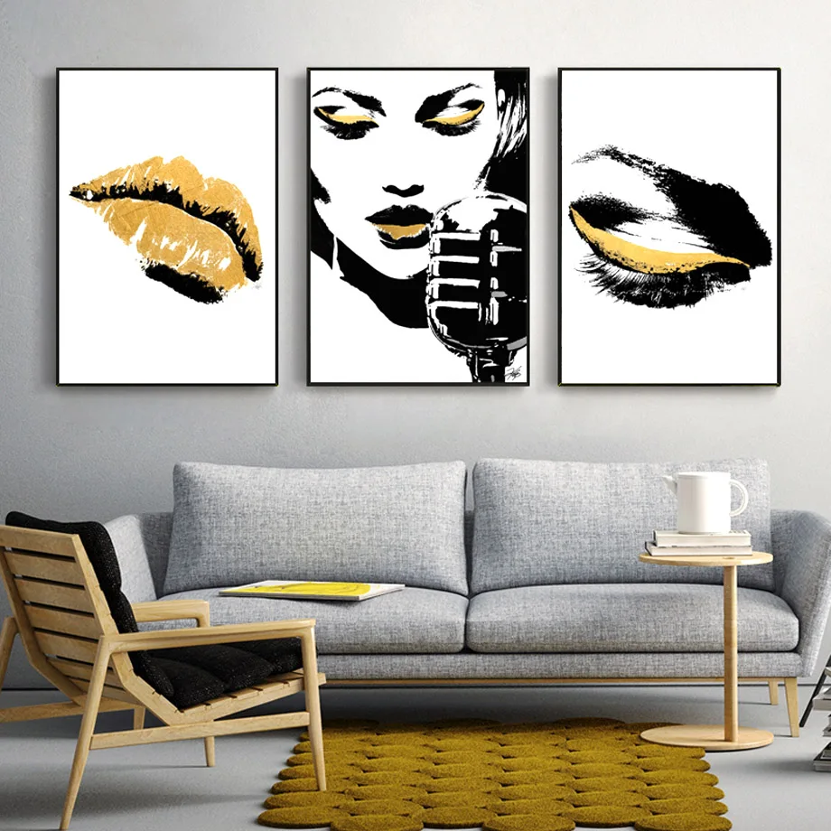 Fashion Girl Singer Sexy Kiss Eye Wall Art Canvas Painting Nordic Posters And Prints Salon Decor Wall Pictures For Living Room
Fashion Girl Singer Sexy Kiss Eye Wall Art Canvas Painting Nordic Posters And Prints Salon Decor Wall Pictures For Living Room
