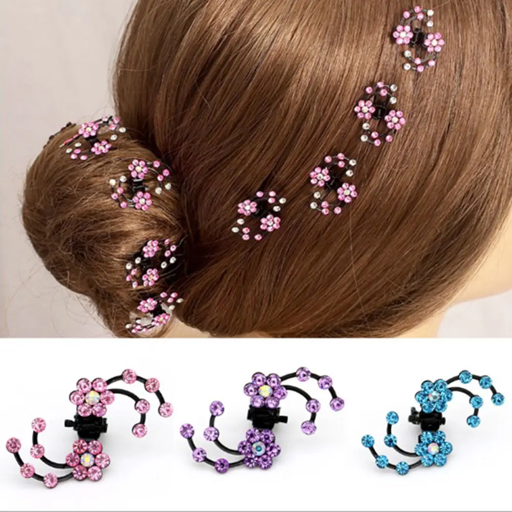 6Pcs Wedding Bridal Crystal Hairpins Women Flower Hair Claws Mini Barrettes Rhinestone Hair Clips Clamp Girls Hair Accessories
6Pcs Wedding Bridal Crystal Hairpins Women Flower Hair Claws Mini Barrettes Rhinestone Hair Clips Clamp Girls Hair Accessories