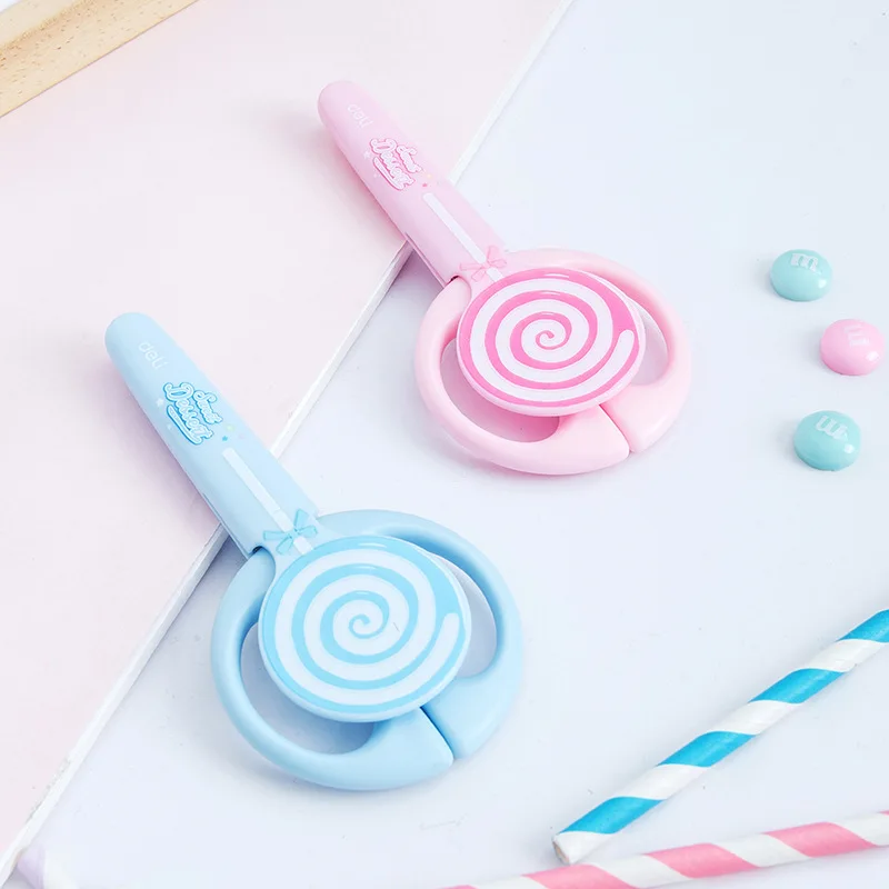 1PCS Mini Kids Scissors Kawaii Lollipop Safety Sleeve Stainless Steel Student Scissors Cutting Stationery School Supplies
1PCS Mini Kids Scissors Kawaii Lollipop Safety Sleeve Stainless Steel Student Scissors Cutting Stationery School Supplies