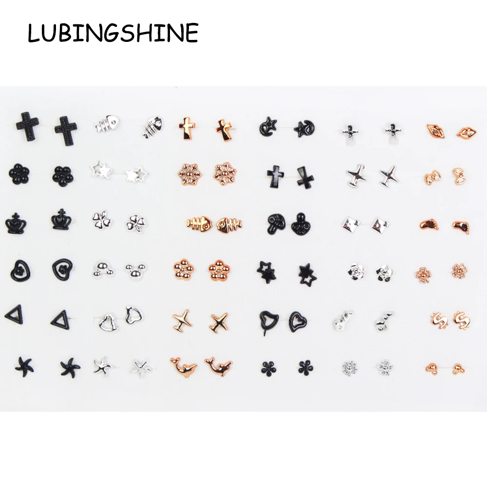 36 Pairs Women Acrylic Crystal Cross Small Stud Earrings Sets Girl Child Gold Black Heart Star Moon Crown Earring Jewelry Gift
36 Pairs Women Acrylic Crystal Cross Small Stud Earrings Sets Girl Child Gold Black Heart Star Moon Crown Earring Jewelry Gift