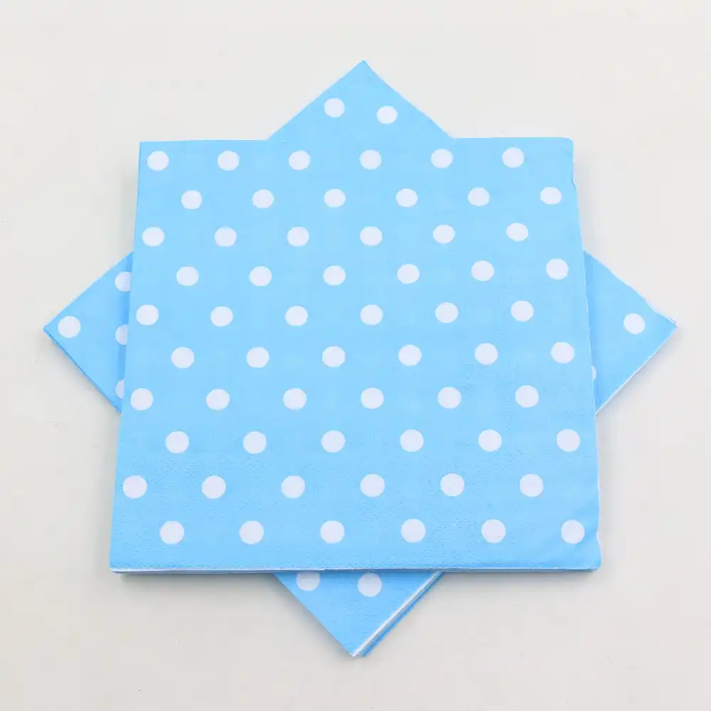 towel baby paper napkins happy birthday party tissue baby shower