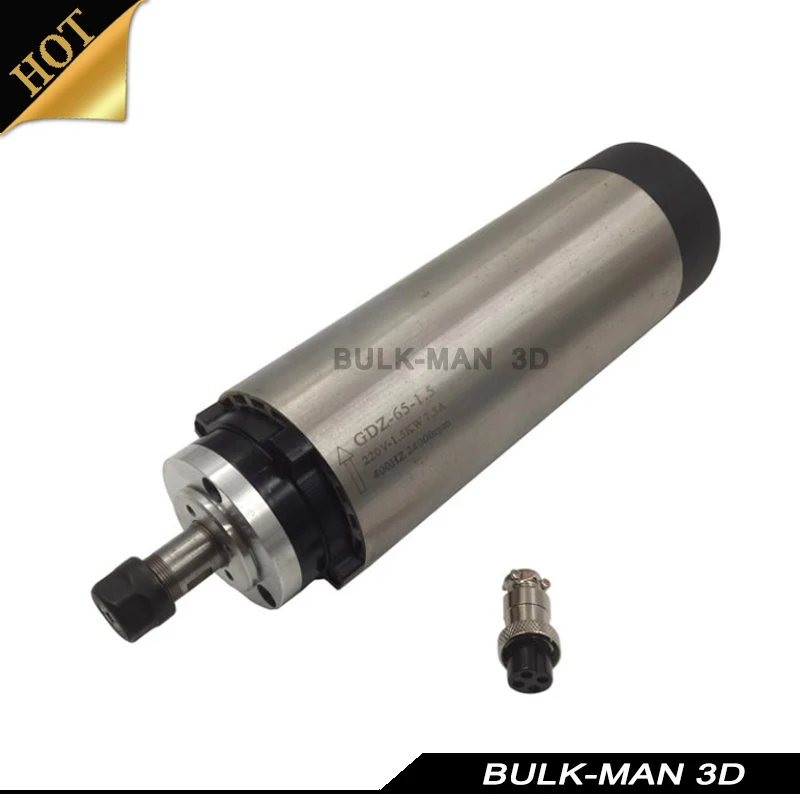 CNC Spindle 1.5KW 220V Air Cooled Router Spindle Motor For OX CNC, WorkBee Engraving Milling Machine
CNC Spindle 1.5KW 220V Air Cooled Router Spindle Motor For OX CNC, WorkBee Engraving Milling Machine