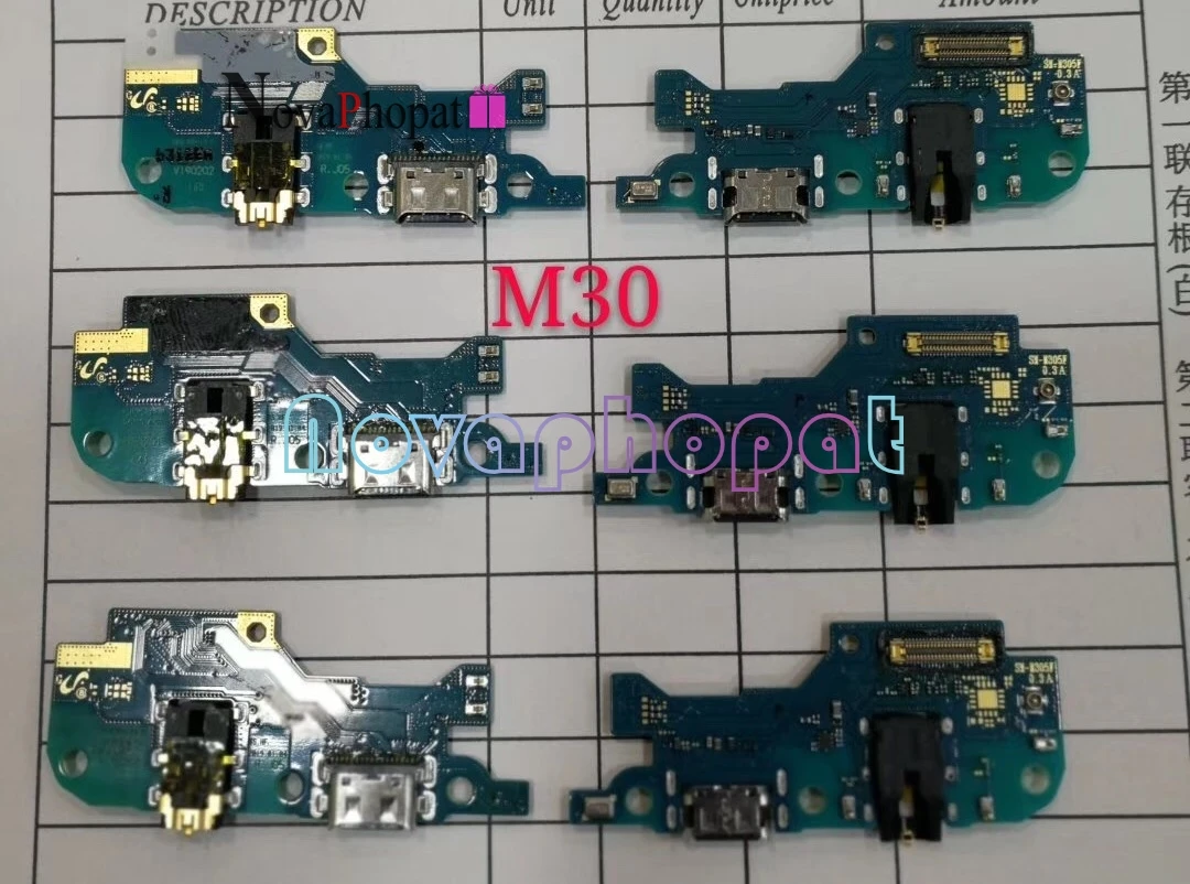 Novaphopat USB Charger Charging Port Connector Flex Cable For Samsung Galaxy M30 2019 M305F Charger Dock Board
Novaphopat USB Charger Charging Port Connector Flex Cable For Samsung Galaxy M30 2019 M305F Charger Dock Board