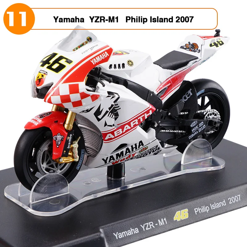 1:18 Scale Motorcycle Model VALENTINO ROSSI Yamaha YZR-M1 No.46 Philip Island 2007 White Racing Bike Collections Toys Boys Gifts
1:18 Scale Motorcycle Model VALENTINO ROSSI Yamaha YZR-M1 No.46 Philip Island 2007 White Racing Bike Collections Toys Boys Gifts