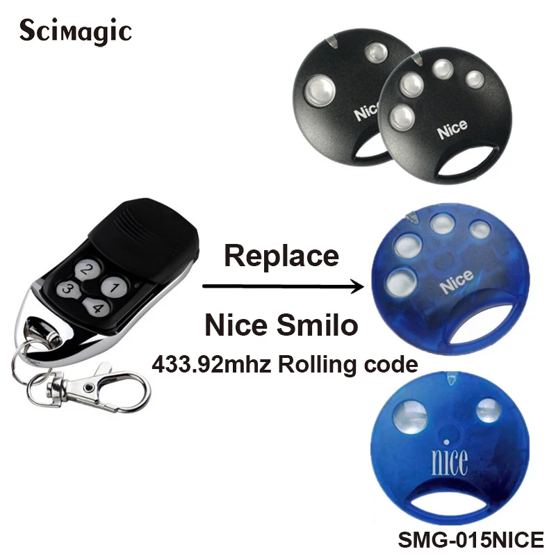 Nice smilo 2 Nice smilo 4 Garage door universal rolling code Nice Smilo gate remote control free shipping
Nice smilo 2 Nice smilo 4 Garage door universal rolling code Nice Smilo gate remote control free shipping