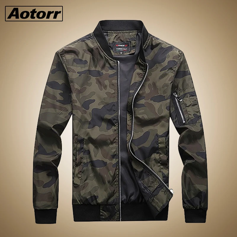 Aotorr 2019 New Autumn Men's Camouflage Jackets Male Coats Camo Bomber Jacket Mens Brand Clothing Outwear Plus Size M-7XL
Aotorr 2019 New Autumn Men's Camouflage Jackets Male Coats Camo Bomber Jacket Mens Brand Clothing Outwear Plus Size M-7XL