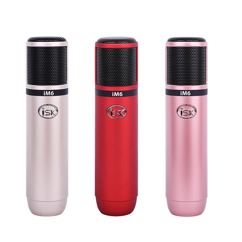 ISK IM6 mini mobile karaoke condenser microphone handheld microphone for stage/karaoke
ISK IM6 mini mobile karaoke condenser microphone handheld microphone for stage/karaoke