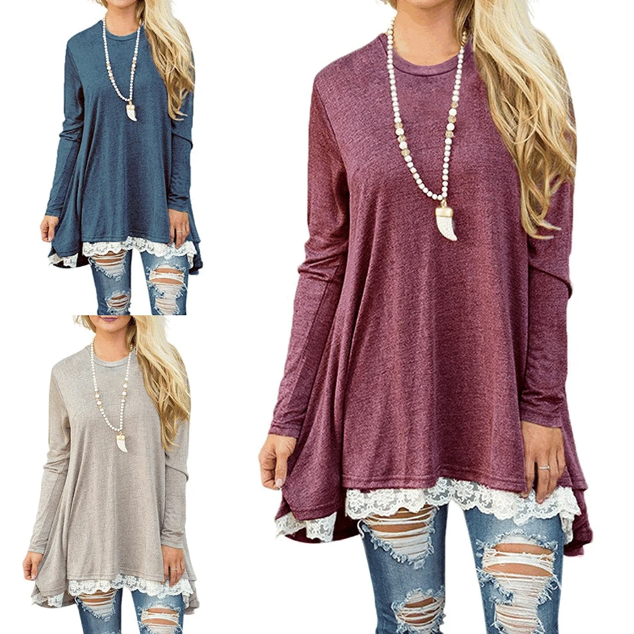 Women Tops T Shirt Sweatshirt Tshirt Shirt Women Long Sleeve Shirt T-shirt Long Sleeve Loose Casual A-Line Flowy Tunic Top
Women Tops T Shirt Sweatshirt Tshirt Shirt Women Long Sleeve Shirt T-shirt Long Sleeve Loose Casual A-Line Flowy Tunic Top
