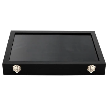 Glass Lid Black 100 Slot Earring Ring Jewellery Display Storage Box Tray Case Organizer Holder
Glass Lid Black 100 Slot Earring Ring Jewellery Display Storage Box Tray Case Organizer Holder