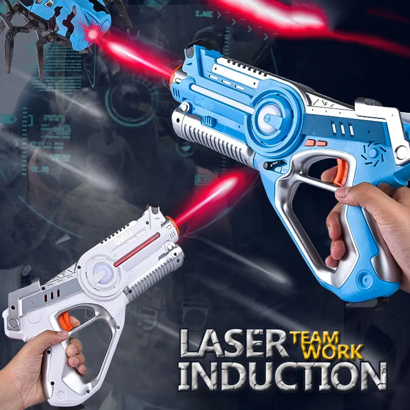 2Pcs CS Team Play Laser Tag Toys Gun Set Shoot Wireless Smart PVPE Outdoor Party Interactive Game Water Guns Gift for Children
2Pcs CS Team Play Laser Tag Toys Gun Set Shoot Wireless Smart PVPE Outdoor Party Interactive Game Water Guns Gift for Children