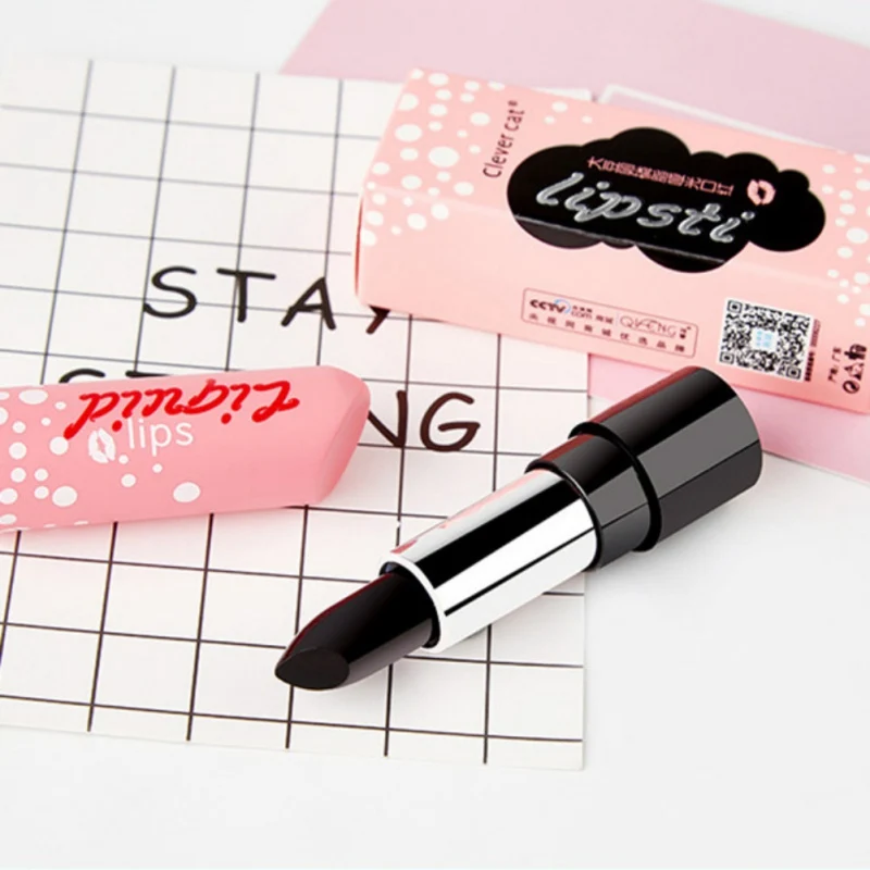 Soy Lecithin Matt Lipstick Lips Balm Temperature Change Red Lipstick Color Moisturizing Black Lipstick
Soy Lecithin Matt Lipstick Lips Balm Temperature Change Red Lipstick Color Moisturizing Black Lipstick