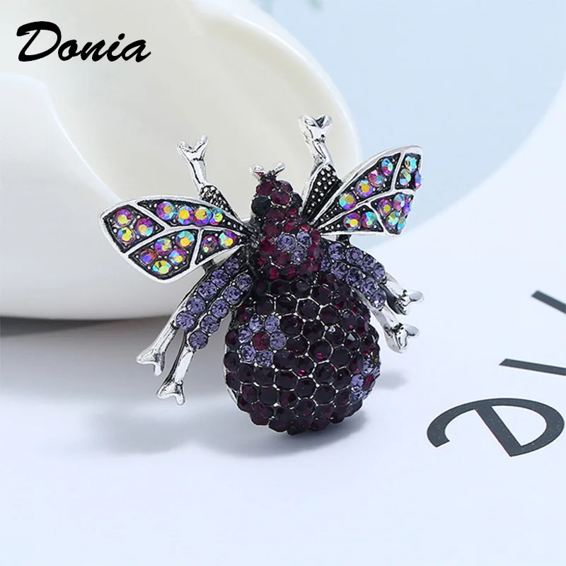Donia jewelry Europe and the United States new spider brooch alloy jewelry women's clothing hat brooch accessories
Donia jewelry Europe and the United States new spider brooch alloy jewelry women's clothing hat brooch accessories