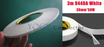 1x 30mm 3M 9448A White High Temperature Resistance Double Coated Tape for Cellphone Touch Screen Housing DVD
1x 30mm 3M 9448A White High Temperature Resistance Double Coated Tape for Cellphone Touch Screen Housing DVD